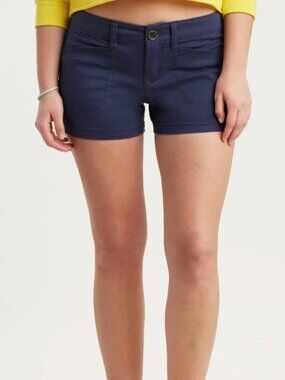 UNIONBAY DELANEY 3.5" STRETCH SHORTS INDIGO BLUE
